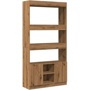 vidaXL Oak Highboard - 92x33x180 cm - Storage Organizer Cabinet vidaXL Oak Highboard - 92x33x180 cm - Storage Organizer Cabinet