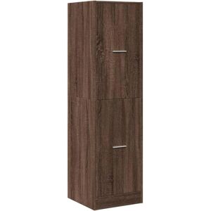vidaXL Brown Oak Storage Cabinet - Storage Cabinet vidaXL Brown Oak Storage Cabinet - Storage Cabinet