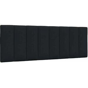 VidaXL Hoofdbord - Elegant gestoffeerde zwart bedaccessoire VidaXL Hoofdbord - Elegant gestoffeerde zwart bedaccessoire