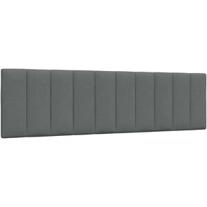 VidaXL Hoofdbord Donkergrijs - Elegant gestoffeerd bedhoofdeinde VidaXL Hoofdbord Donkergrijs - Elegant gestoffeerd bedhoofdeinde