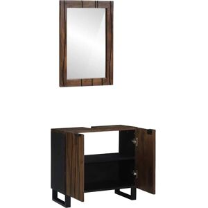 VidaXL Moderni ruskea kylpyhuoneen kalustesarja - Kylpyhuoneen kalustesarja VidaXL Moderni ruskea kylpyhuoneen kalustesarja - Kylpyhuoneen kalustesarja