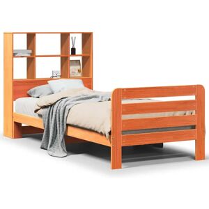 vidaXL Sengestel Wachsbrun 140x190 cm Massivt fyrretræ vidaXL Sengestel Wachsbrun 140x190 cm Massivt fyrretræ