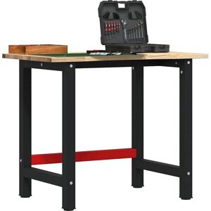 vidaXL Workbench - Oak - Large Work Surface vidaXL Workbench - Oak - Large Work Surface