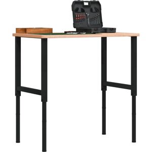 vidaXL Workbench Solid Wood Beech Rectangular - Work Table vidaXL Workbench Solid Wood Beech Rectangular - Work Table