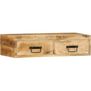 vidaXL Wall-mounted TV Cabinet - Solid Mango Wood - 80x30x19 cm - TV Cabinet vidaXL Wall-mounted TV Cabinet - Solid Mango Wood - 80x30x19 cm - TV Cabinet