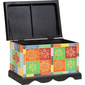 vidaXL Solid Mango Wood Storage Box - 60x40x40 cm vidaXL Solid Mango Wood Storage Box - 60x40x40 cm