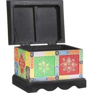 vidaXL Storage Box Multi coloured Mango Wood - Storage Box vidaXL Storage Box Multi coloured Mango Wood - Storage Box