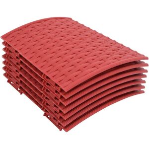 vidaXL Red 56x23cm Christmas Tree Skirt - Christmas Decor vidaXL Red 56x23cm Christmas Tree Skirt - Christmas Decor