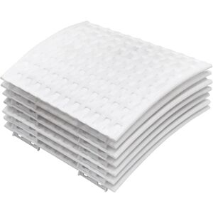 vidaXL White 56x23cm Christmas Tree Skirt - Christmas Tree Base Cover vidaXL White 56x23cm Christmas Tree Skirt - Christmas Tree Base Cover