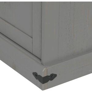 vidaXL HALDEN TV Cabinet - Sliding Doors - Gray - TV cabinet vidaXL HALDEN TV Cabinet - Sliding Doors - Gray - TV cabinet