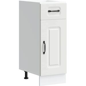 vidaXL Kitchen Base Cabinet Kalmar White Engineered Wood - Kitchen Base Cabinet vidaXL Kitchen Base Cabinet Kalmar White Engineered Wood - Kitchen Base Cabinet