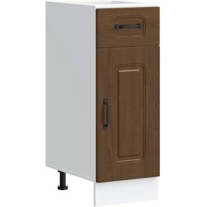 vidaXL Kitchen Base Cabinet Kalmar Brown Oak - Kitchen Base Cabinet vidaXL Kitchen Base Cabinet Kalmar Brown Oak - Kitchen Base Cabinet