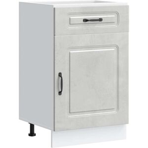 vidaXL Kitchen Base Cabinet Kalmar Concrete Grey - Kitchen Base Cabinet vidaXL Kitchen Base Cabinet Kalmar Concrete Grey - Kitchen Base Cabinet