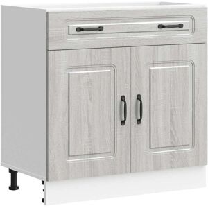 vidaXL Kitchen Base Cabinet Kalmar Grey - Kitchen Base Cabinet vidaXL Kitchen Base Cabinet Kalmar Grey - Kitchen Base Cabinet