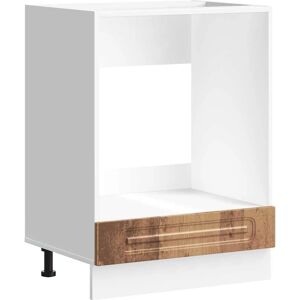 vidaXL Oven Cabinet Kalmar Old Wood - Kitchen Storage Furniture vidaXL Oven Cabinet Kalmar Old Wood - Kitchen Storage Furniture