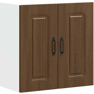 vidaXL Kalmar Brown Oak Wall Cabinet - Kitchen Storage vidaXL Kalmar Brown Oak Wall Cabinet - Kitchen Storage
