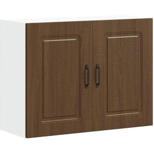 Vidaxl Kalmar Wall Kitchen Cabinet Brown Engineering Wood - Wall Cabinet Vidaxl Kalmar Wall Kitchen Cabinet Brown Engineering Wood - Wall Cabinet