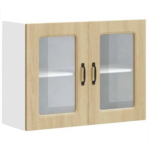 Armoire murale de cuisine avec porte en verre - Rangement de cuisine - Publicité Armoire murale de cuisine avec porte en verre - Rangement de cuisine - Publicité