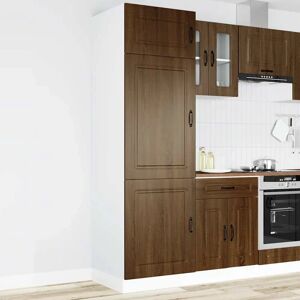 vidaXL Kitchen Cupboard Kalmar Brown Oak Engineered Wood - Kitchen Cupboard vidaXL Kitchen Cupboard Kalmar Brown Oak Engineered Wood - Kitchen Cupboard