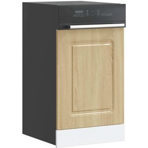 vidaXL Dishwasher Panel Sonoma Oak 45x1.5x67 cm Engineered Wood - Dishwasher Panel vidaXL Dishwasher Panel Sonoma Oak 45x1.5x67 cm Engineered Wood - Dishwasher Panel