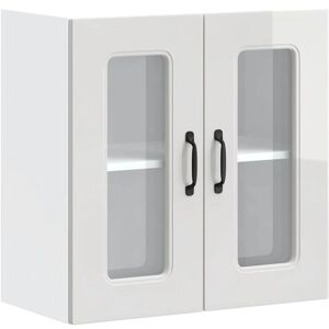 vidaXL Kalmar Wall Cabinet - Glass Door Kitchen Storage vidaXL Kalmar Wall Cabinet - Glass Door Kitchen Storage