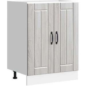 Vidaxl Lucca Gray Kitchen Base Cabinet - Space-saving & Durable Vidaxl Lucca Gray Kitchen Base Cabinet - Space-saving & Durable