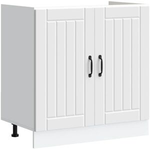 Vidaxl Lucca White Kitchen Base Cabinet - Kitchen Furniture Vidaxl Lucca White Kitchen Base Cabinet - Kitchen Furniture