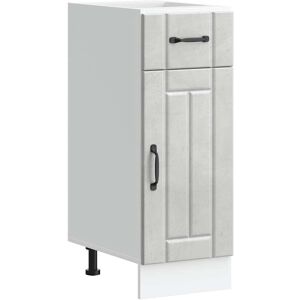 Vidaxl Lucca Grey Cement Kitchen Base Cabinet - Kitchen Cabinet Vidaxl Lucca Grey Cement Kitchen Base Cabinet - Kitchen Cabinet