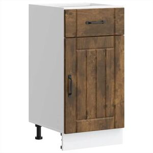 vidaXL Kitchen Base Cabinet Lucca - Engineered Wood Brown vidaXL Kitchen Base Cabinet Lucca - Engineered Wood Brown