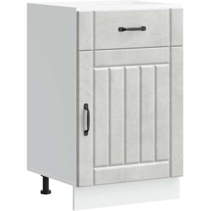 VidaXL Lucerne Gray Kitchen Cabinet - Kitchen Cabinet VidaXL Lucerne Gray Kitchen Cabinet - Kitchen Cabinet