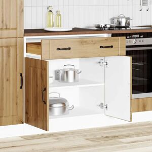 VidaXL Lucca Artisan-Eiche Kitchen Cabinet - Storage & Durable VidaXL Lucca Artisan-Eiche Kitchen Cabinet - Storage & Durable