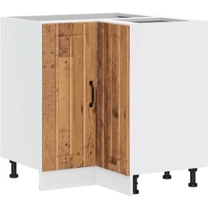 vidaXL Kitchen Corner Base Cabinet - Old Wood - 75.5x75.5x81.5cm - Kitchen Corner Base Cabinet vidaXL Kitchen Corner Base Cabinet - Old Wood - 75.5x75.5x81.5cm - Kitchen Corner Base Cabinet