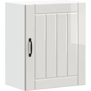 VIDAXL Wall Cabinet - Lucca White High Gloss Kitchen Storage VIDAXL Wall Cabinet - Lucca White High Gloss Kitchen Storage