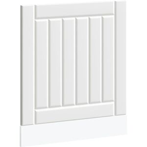 vidaXL Dishwasher Panel Lucca White Engineered Wood - Dishwasher Panel vidaXL Dishwasher Panel Lucca White Engineered Wood - Dishwasher Panel