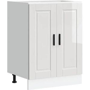 vidaXL Porto White Kitchen Base Cabinet - Kitchen Base Cabinet vidaXL Porto White Kitchen Base Cabinet - Kitchen Base Cabinet