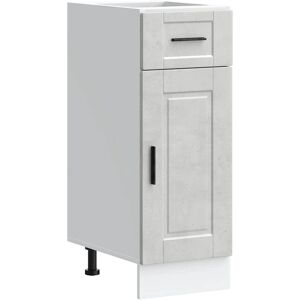 vidaXL Kitchen Base Cabinet Porto Concrete Grey - Kitchen Base Cabinet vidaXL Kitchen Base Cabinet Porto Concrete Grey - Kitchen Base Cabinet