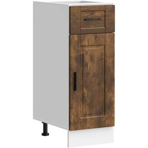 vidaXL Porto Smoked Oak Kitchen Base Cabinet vidaXL Porto Smoked Oak Kitchen Base Cabinet