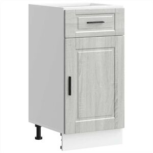 vidaXL Kitchen Base Cabinet Porto Grey Sonoma - Kitchen Base Cabinet vidaXL Kitchen Base Cabinet Porto Grey Sonoma - Kitchen Base Cabinet