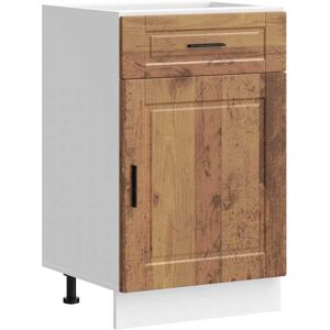 vidaXL Porto Old Wood Kitchen Base Cabinet - Kitchen Cabinet vidaXL Porto Old Wood Kitchen Base Cabinet - Kitchen Cabinet