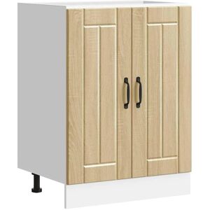 vidaXL Kitchen Base Cabinet Porto Artisan Oak - Kitchen Base Cabinet vidaXL Kitchen Base Cabinet Porto Artisan Oak - Kitchen Base Cabinet