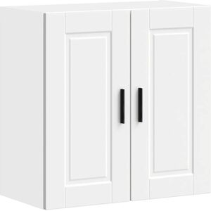 vidaXL White Engineered Wood Kitchen Wall Cabinet Porto - Wall Cabinet vidaXL White Engineered Wood Kitchen Wall Cabinet Porto - Wall Cabinet