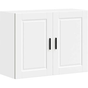 Vidaxl White Engineering Wood Wall Kitchen Cabinet - Wall Mount Storage Vidaxl White Engineering Wood Wall Kitchen Cabinet - Wall Mount Storage