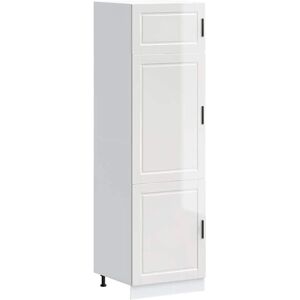 vidaXL Kitchen Cupboard Porto High Gloss White - Kitchen Cupboard vidaXL Kitchen Cupboard Porto High Gloss White - Kitchen Cupboard