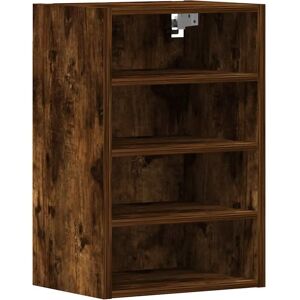 vidaXL Smoked Oak Hanging Cabinet - Kitchen Storage Furniture vidaXL Smoked Oak Hanging Cabinet - Kitchen Storage Furniture