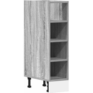 vidaXL Bottom Cabinet - Engineered Wood - Grey Sonoma - Bottom Cabinet vidaXL Bottom Cabinet - Engineered Wood - Grey Sonoma - Bottom Cabinet