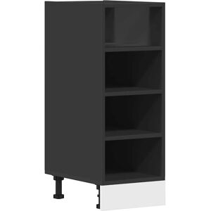 vidaXL Bottom Cabinet Black 30x44.5x81.5 cm Engineered Wood - Bottom Cabinet vidaXL Bottom Cabinet Black 30x44.5x81.5 cm Engineered Wood - Bottom Cabinet