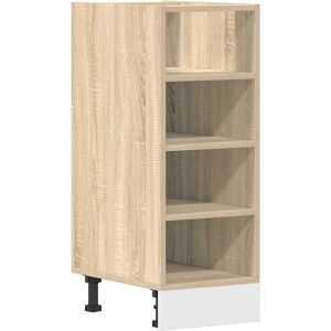 vidaXL Bottom Cabinet Sonoma Oak - 30x44.5x81.5 cm - Bottom Cabinet vidaXL Bottom Cabinet Sonoma Oak - 30x44.5x81.5 cm - Bottom Cabinet