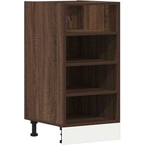 vidaXL Bottom Cabinet - Brown Oak - 40x44.5x81.5 cm - Bottom Cabinet vidaXL Bottom Cabinet - Brown Oak - 40x44.5x81.5 cm - Bottom Cabinet