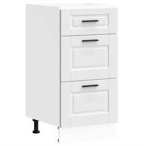 Vidaxl Porto White Kitchen Base Cabinet Vidaxl Porto White Kitchen Base Cabinet