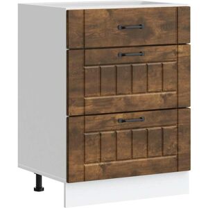 vidaXL Kitchen Base Cabinet Lucca Rauch Eiche - Kitchen Cabinet vidaXL Kitchen Base Cabinet Lucca Rauch Eiche - Kitchen Cabinet